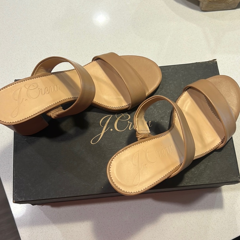 J Crew short heel NEVER WORN